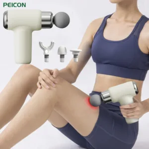 Fascial Gun Mini Muscle Massage Gun Portable Body Massager Handheld Deep Percussion Massager for Body Back Neck Leg Fascial Gun