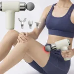 Fascial Gun Mini Muscle Massage Gun Portable Body Massager Handheld Deep Percussion Massager for Body Back Neck Leg Fascial Gun