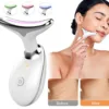 Face Massager EMS Photon Therapy Face Neck Lifting Beauty Tighten Device Thin Double Chin Remove Neck Lines Facial Massager